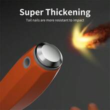 10pcs Slotted & Phillips Head Screwdriver Set, Extra Long Shaft & Magnetic Tip, Industrial Grade - Orange - View 5