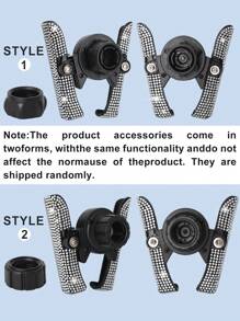 Rhinestone Decor Car Air Outlet Phone Holder - Multicolor - View 10