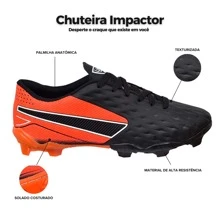 Uzze Sport Impactor Adult Youth Grass Football Boots Stitched Cleat New + Sports Backpack - 橘色 - 查看 3