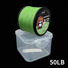 1000 yardas/914 metros Línea de pesca trenzada verde fluorescente, 8 hebras, opciones de fuerza desde 10 LB-100 LB, con paquete delicado de uso múltiple, resistente a la abrasión, alta resistencia, línea de pesca con carrete suave ultra, adecuada para pesca en el mar y agua dulce - Verde - Ver 7