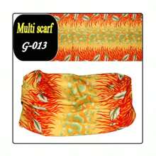 1 件户外运动无缝头巾防晒防尘面罩骑行钓鱼多功能头带，适合骑自行车、骑摩托车和滑雪