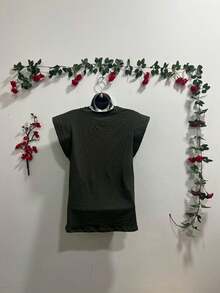 Summer Women's Blouse - xanh quân đội - Xem 2