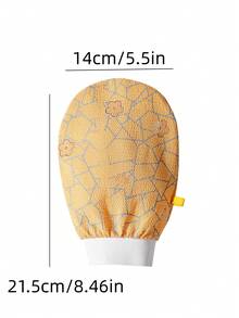 Printed Low Pain Exfoliating Gloves Body Scrub Dead Skin Remover Exfoliating Mitts - Multicolor - View 11
