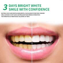 80g 美白牙粉，去除污渍和牙菌斑，清新口气 - 綠色 - 查看 9