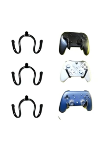 Adjustable Headphone Holder Hook For Xbox One PS4 PS5, Outdoor Skateboarding Gaming Headset Display Rack - Black - View 1