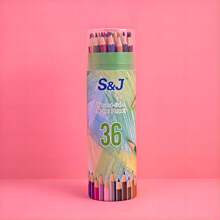 1 Piece Of 48 Color -12 Color Oily Colored Pencil, Barreled, Student Drawing Pencil, Multiple Colors Available - Oil-based Colored Pencils - View 9