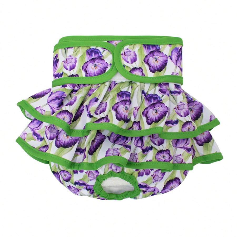 5 Packs Female Dogs Diapers Belly Bands Washable Reusable Female Skirt