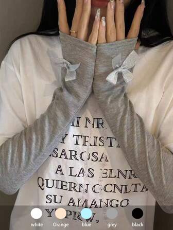 1 双宽松凉爽袖套，防紫外线，透气，适合女士，夏季