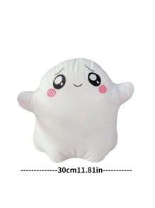 Luminous Ghost Plush Stuffed Doll, Soft Cuddly Doll, Birthday Gift - White - View 3