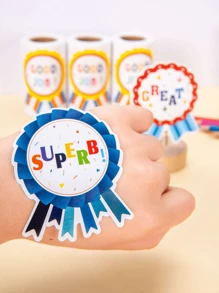 100 pièces Autocollants de récompense, Autocollants de récompense et d'encouragement, Étiquettes de récompense, Cadeaux de récompense pour les enseignants et la classe