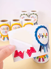 100 pièces Autocollants de récompense, Autocollants de récompense et d'encouragement, Étiquettes de récompense, Cadeaux de récompense pour les enseignants et la classe