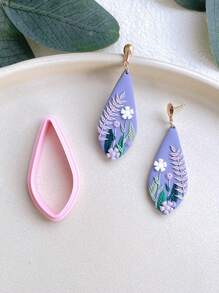 Basic Polymer Clay Cutters For Making Polymer Clay Earrings, Clay Cutters - Pink - View 6