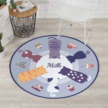 PAG Wall Sticker Cute Pet Animal Cartoon Floor Sticker Bedroom Bedside Mat Sticker Thickened Diagonal PVC Self-Adhesive Floor Sticker - Multicolor - View 5