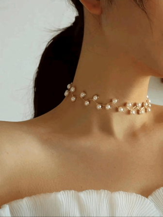 1pc Elegant Pearl Necklace