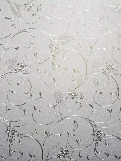 Stained Glass Window Film:Static Cling Window Privacy Film Decorative UV Sun Blocking Non-Adhesive Glass Window Covering For Home Bathroom