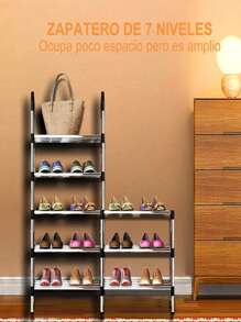 Foldable Shoe Racks - ブルー - チェックする 3