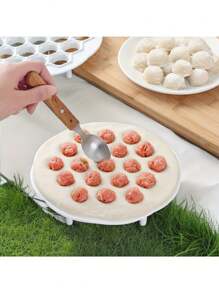 One Piece 19 Holes Kitchen Utensils Pasta Press Making Dumpling Mold Dumpling Mold Maker DIY Manufacturer Dumpling Mold Pasta Shape - Multicolor - View 1