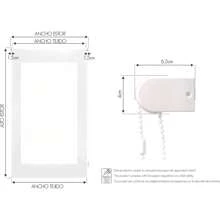 Ecommerc3 | Op maat gemaakt doorschijnend rolgordijn formaat 105x200 - Eenvoudige installatie Rolgordijn stof maat 102x195