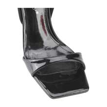 BELOVELY[CROSSHEL-2] Women's Vera Wedge Sandal Walking Shoes Girl Footwear Shoe Summer Comfort Dance Stylish Leather Design Buckle Dress - 黑色 - 查看 8