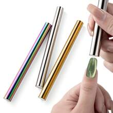 Nail Magnet Tool, Super Long Double Head Nail Magnet Pen Magnet Stick 3D Magnetic Cat Eye Gel Nail Polish Art, DIY 3D Magnetic, Salon, Studio Or Home, Gold, Silver, Glitz, 3 Colors Available.,Nail Supplies,Nail Tools,Nail Art Tools,Back To School,Nails,Nail Tools For Press On Nails - Multicolor - View 1