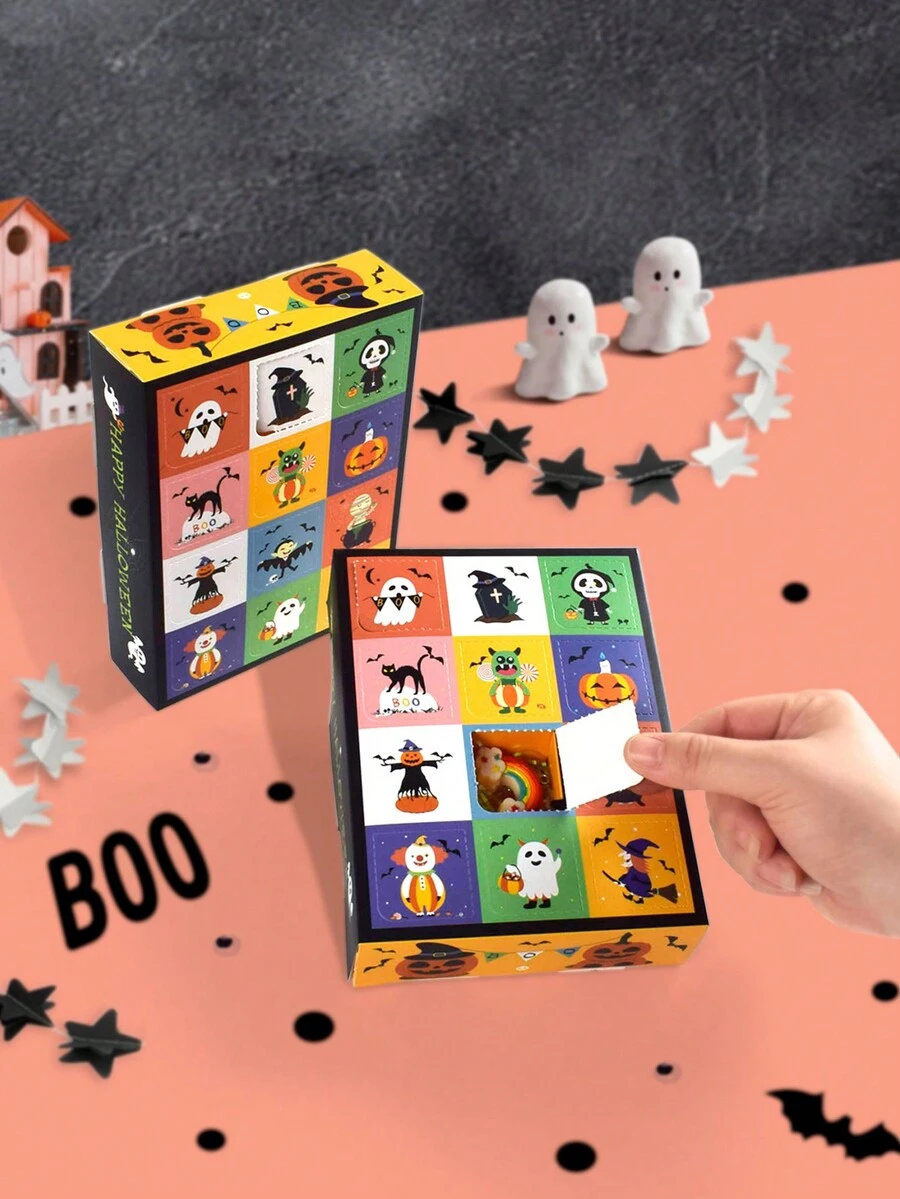 12-Grid Halloween Surprise Mystery Box, Fun DIY Blind Box - Homemade Halloween Surprise Box - View 1