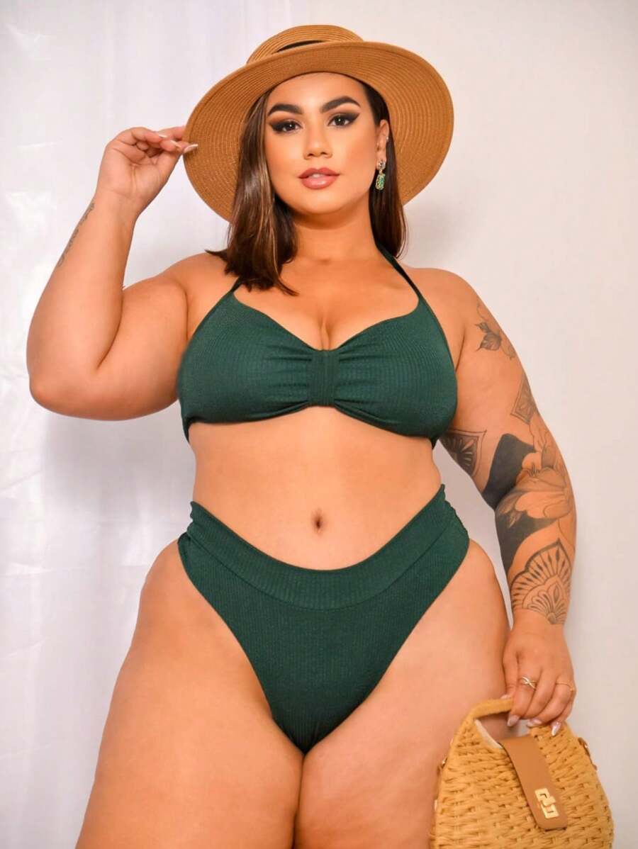 Bikini Moda Praia Plus Bikini Digitized Model - 查看 1