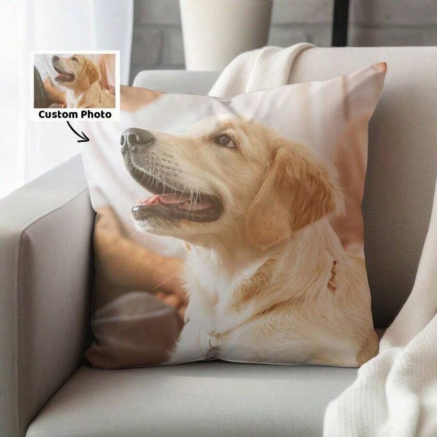 1pc Customized HeartShaped Pillow Case, Suitable For Home Decoration