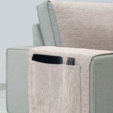 Ecommerc3 4 人座沙发套 190 X 220 厘米 超柔软雪尼尔 - 带口袋的沙发套 100% 西班牙制造