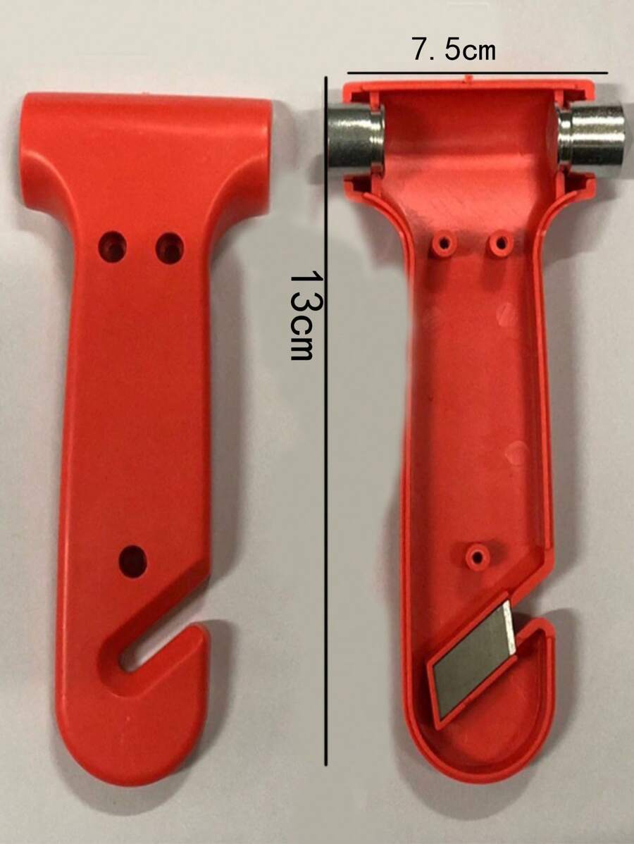 Car MultiFunction Safety Hammer 2In1 Car Metal Solid Window Breaker