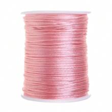 100m/Rolo Cordão Trançado de Nylon de 1,5mm para Nós Chineses, Acabamento, Fabricação de Joias, Pulseiras e Colares
