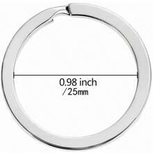 50 peças Mosquetão Giratório de Metal, Argola em Formato de Estrela e Argola Partida, Acessórios de Hardware para Chaveiro DIY