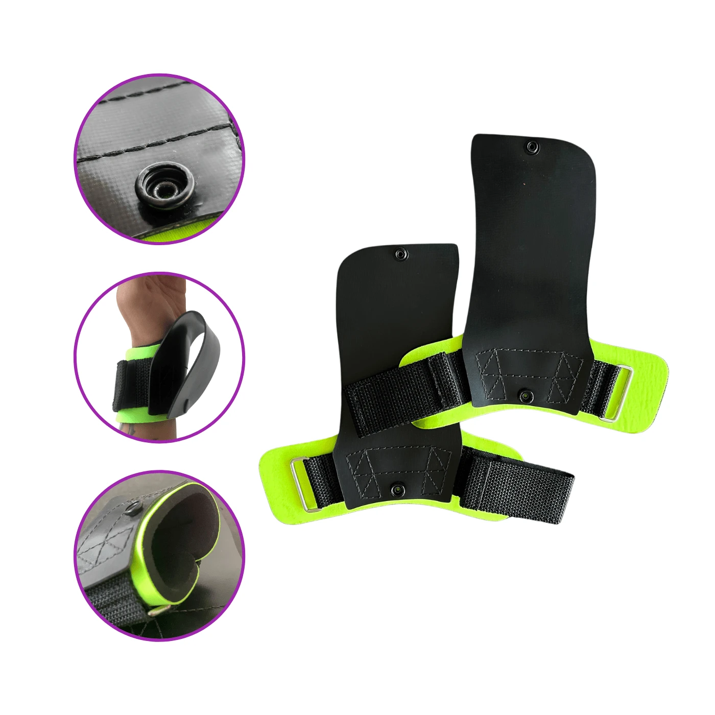 Hand Grip ThrXster Competition Cross Luva Palmar Ginástico - Verde - Visão 1