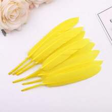 50 Buah Bulu Angsa 10-15cm Aneka Warna, Bulu Lurus Kecil untuk Dekorasi Perhiasan Pesta Pernikahan, Kerajinan Tangan DIY Berwarna-warni - MultiWarna - View 17