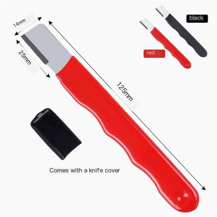 Red Iron Tungsten Steel Professional Precision Edge Knife Scissors