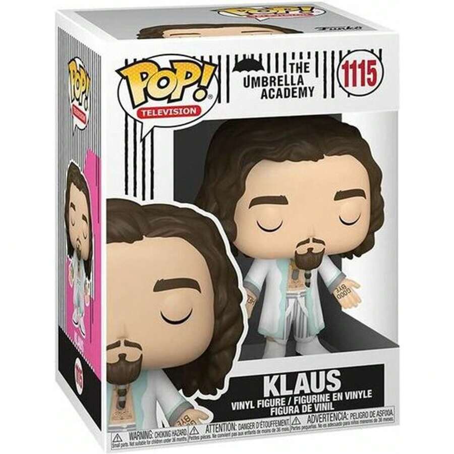 POP FIGURE UMBRELLA ACADEMY KLAUS - Funko Pop Limited Edition Collectible - Funko Pop Detailed And Realistic Design - Funko Pop Ideal For Gift - Funko Pop Great Variety Of Characters - 彩色 - 查看 1