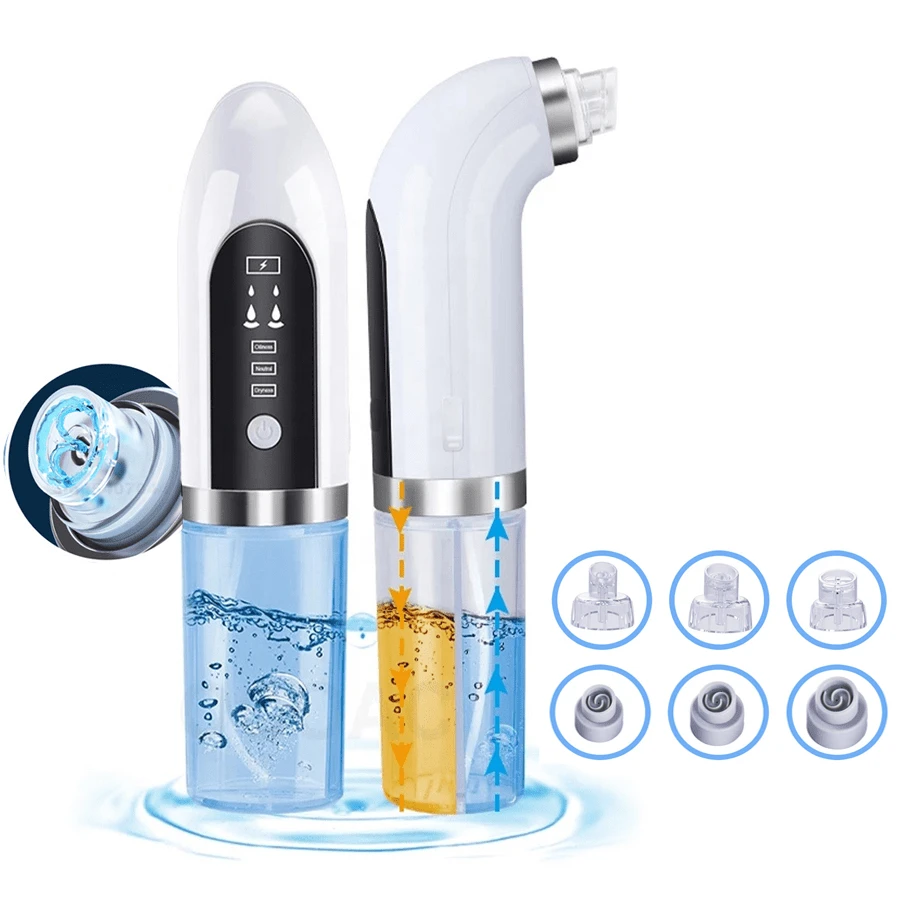 USB 充电黑头提取器 - 持久便携的毛孔吸尘器，打造完美肌肤，轻松清洁面部和去除粉刺，适合作为情侣、男朋友/女朋友的情人节礼物
