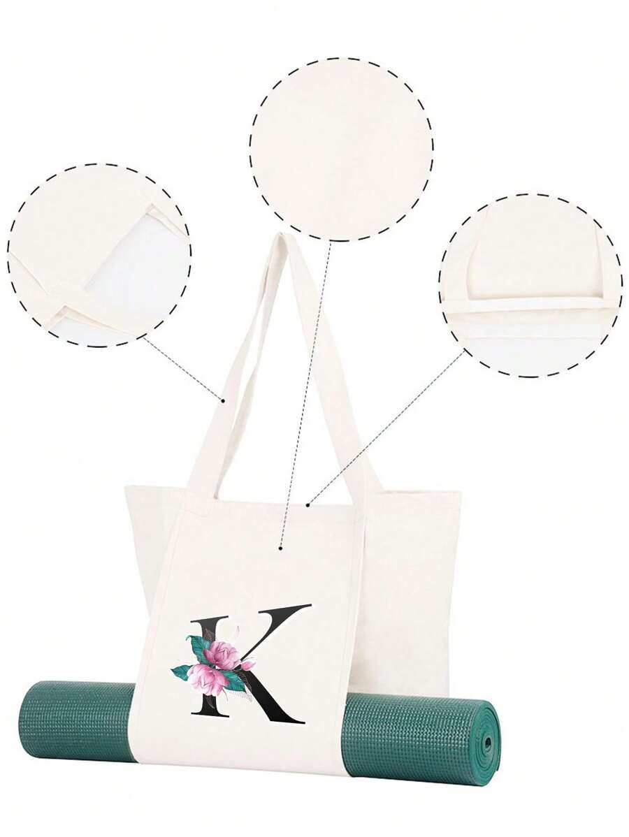 Sac Yoga Sac De Sport Yoga WMFASBAG - Compartiment Chaussures Blanc Sac Fitness Imperméable Polyester