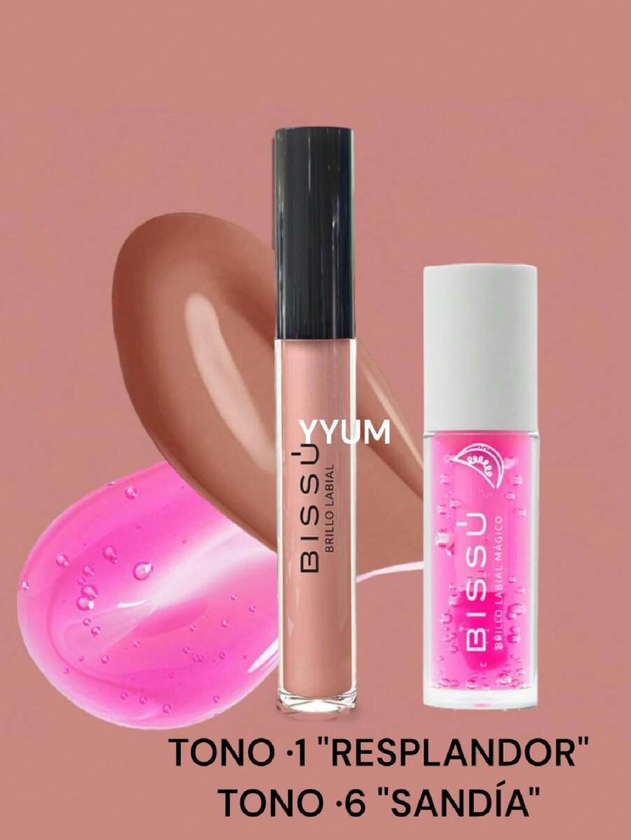 KIT BRILLO DE LABIOS Y BRILLO LABIAL MAGICO BISSU