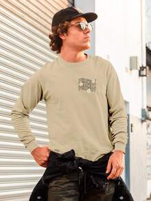 Blouse Sweatshirt Perfect Daisies Flower GOLA 1181 Fluxo FX - Màu Khaki - Xem 5