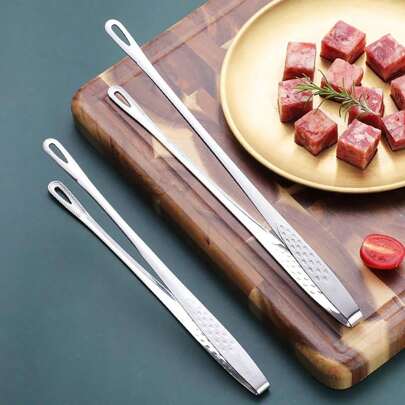 Barbecue Tongs  Stainless Steel Tongs Barbecue Tongs Kitchen Extended Food Tongs Special Steak Tongs For Barbecue Shops