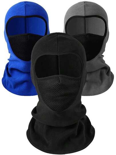Winter Ski Mask For Men Women Windproof Fleece Ski Mask Balaclava Headwear Motorcycle Thermal Face Mask Bandanas  Cold Weather  Thermal Winter Scarf Mask Women Neck Warmer Hood For Cycling