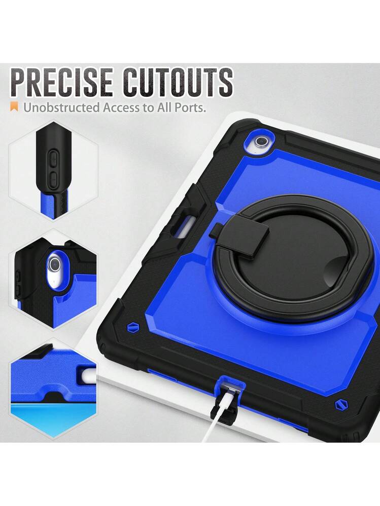 Custodia Girevole Per IPad 9a Generazione  2021  / 8a Generazione  2020 7th Gen 2019 10 2 Inch 360 Degree Rotating Stand Cover With Pencil Holder Auto Wake P 34565442