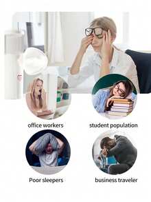 1 件面部保湿纳米喷雾按摩器，缓解疲劳和补水 - 便携式 USB 充电式洗眼器，适合旅行、家庭、办公室面部保湿首选