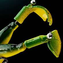 A Floating Bionic Frog Bait, Imitation Frog Spinning Plastic Fishing Baitfishing Tackle