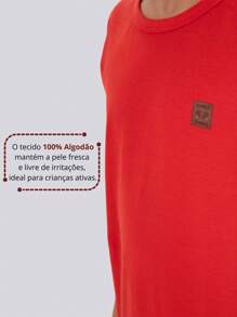 Kit 7 Camiseta Infantil Menino Básica Lisa Tamanho 2 ao 12