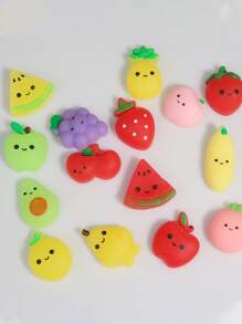 5/10pcs Kawaii Squishies, Fruits Animals Mochi Squishy Toys, Mini Stress Relief Toys For Christmas Party Favors, Classroom Prizes, Birthday Gift (Random Pattern)