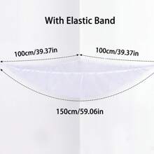 شبكة تخزين كبيرة لألعاب حضانة الأطفال، شبكة تخزين علقة للحيوانات الناعمة في زاوية غرفة الطفل، مناسبة لغرفة النوم والعيد المجيد