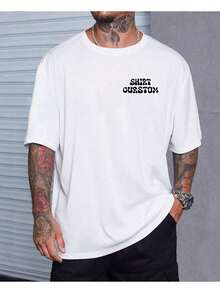 Basic T-Shirt Moda Mushroom Tumblr Style Gringa Take It Easy - 白色 - 查看 2