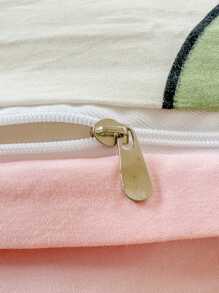 1 件套床上用品，印花设计，法兰绒面料触感柔软，不褪色，防污，温暖，适合卧室、客房、宿舍，适合男士、女士、儿童，四季使用