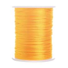 100m/Rolo Cordão Trançado de Nylon de 1,5mm para Nós Chineses, Acabamento, Fabricação de Joias, Pulseiras e Colares